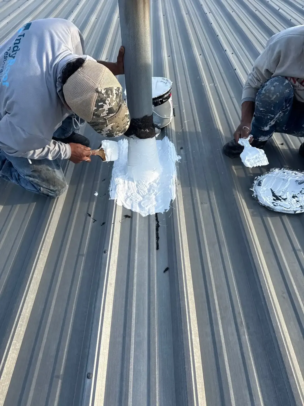 Membrane repair completed in New Whiteland