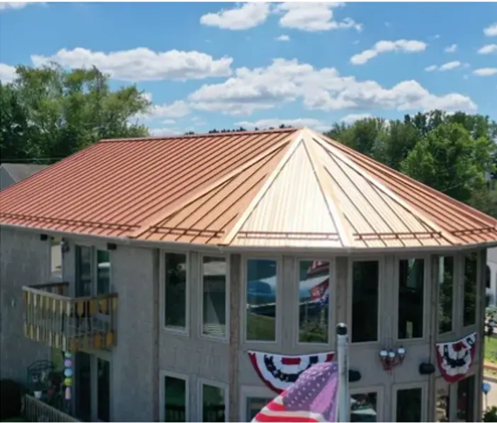 Flashing and seam work in New Whiteland